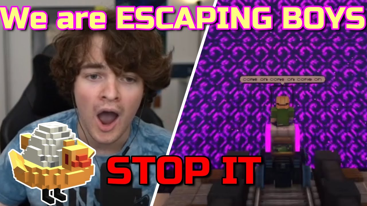 Admins STOP Tubbo from Escaping the island on QSMP Minecraft