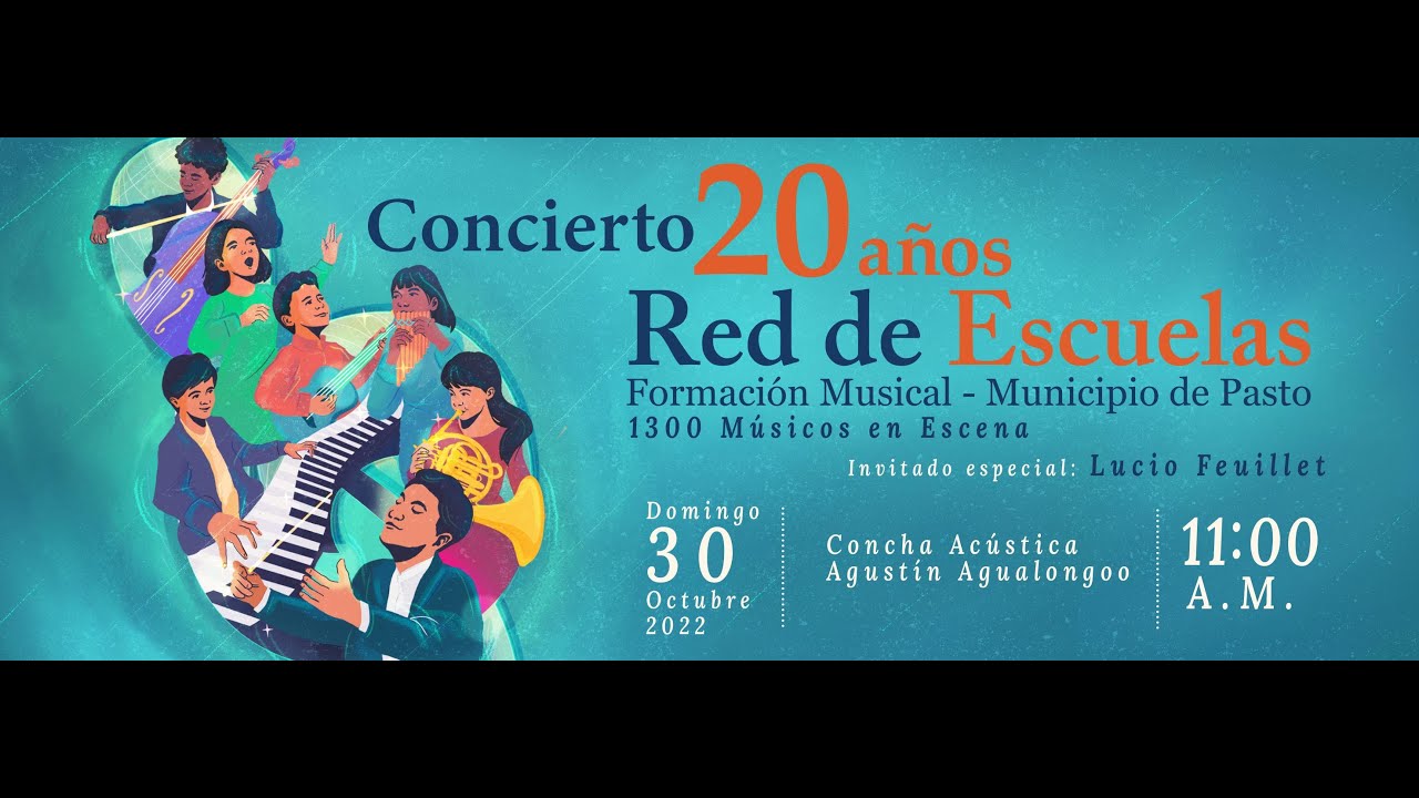 #Concierto magistral con nuestra Red De Escuelas De Formación Musical De Pasto
