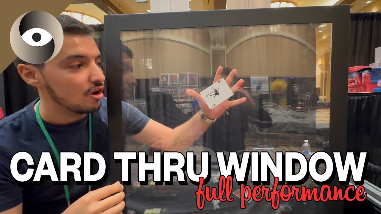 MAGIC LIVE exclusive | Card thru window by Joao Miranda | full performance