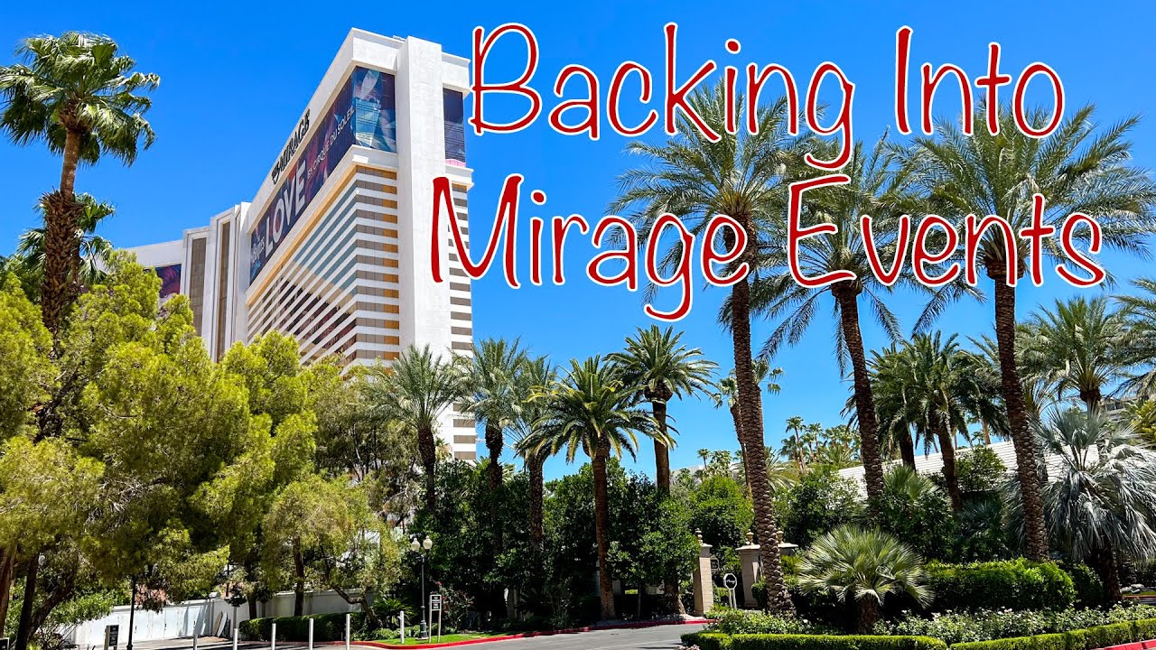 Backing Into The Mirage Event Center In-Cab View