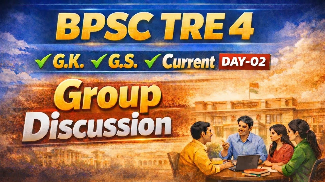 DAY-02✅|| BPSC TRE 4 ✅|| AEDO✅||BSSC✅||BIHAR POLICE 🚨✅|| RAILWAY ✅|| DAILY LIVE GROUP DISCUSSION 🔥💯