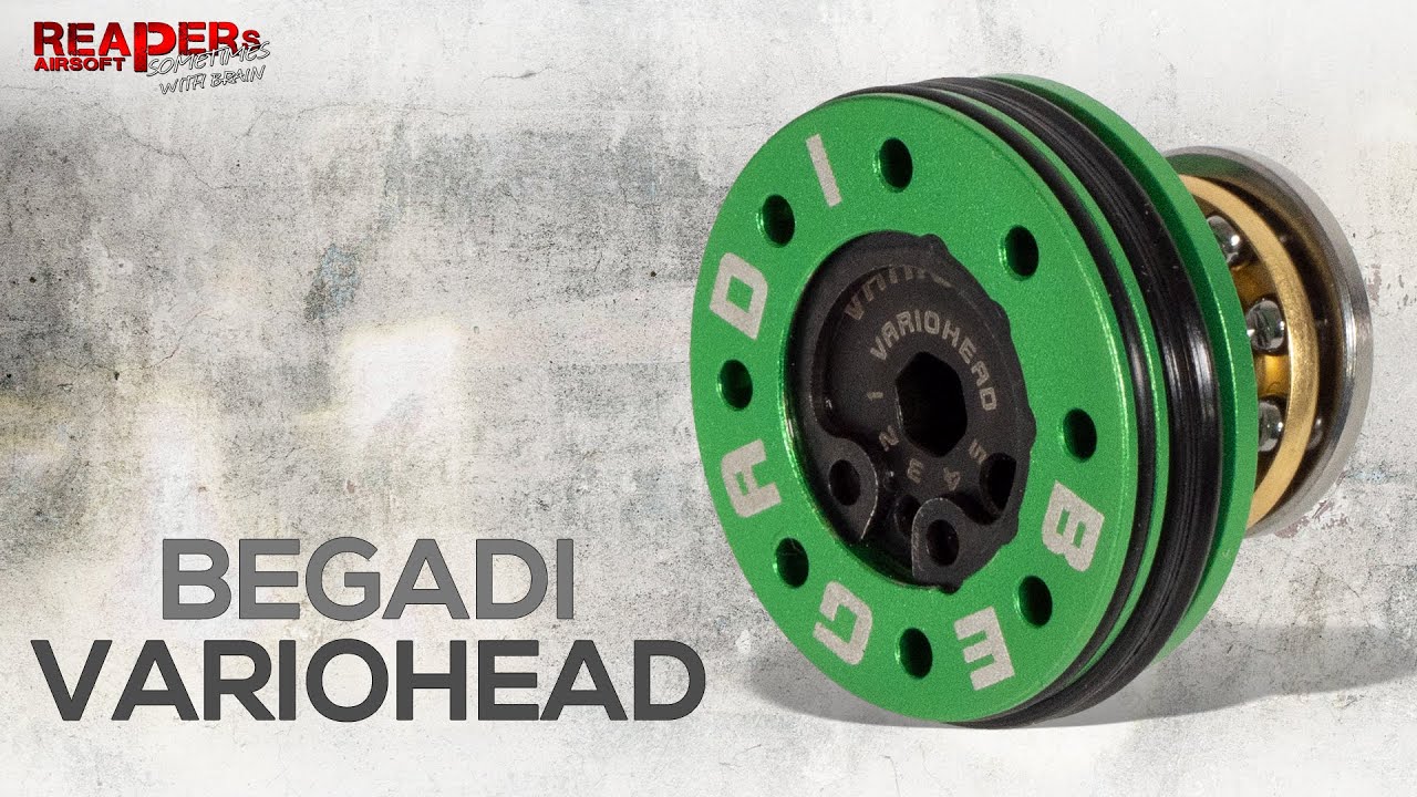 [Tech] Begadi Variohead (CNC Pistonhead zum einstellen/drosseln) 6mm Airsoft/Softair (DE)