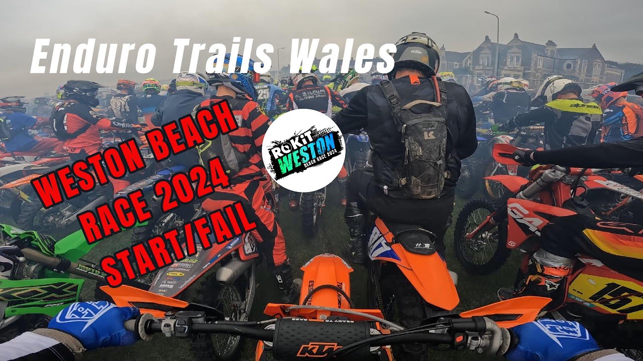 Weston Beach Race 2024 - GoPro Carnage - Adult Solo Start & Fail