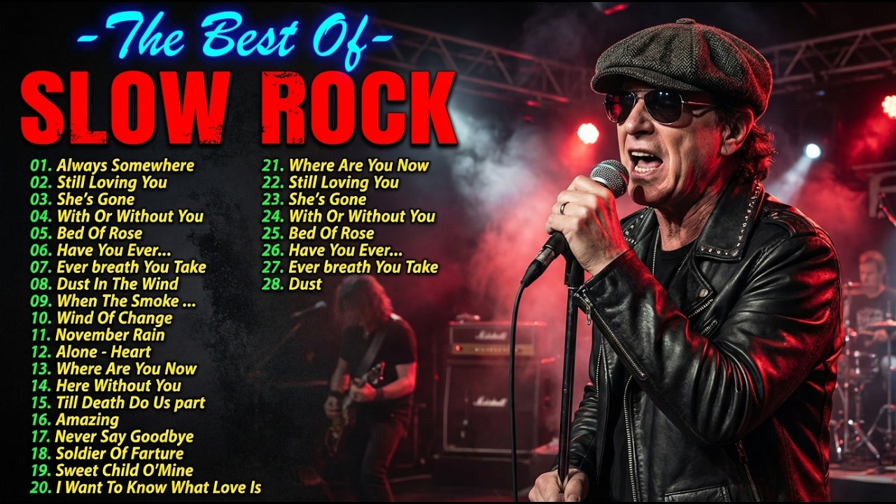Scorpions, The Eagles, Bon Jovi,  Zeppelin - Greatest Slow Rock Ballads 70s 80s 90s