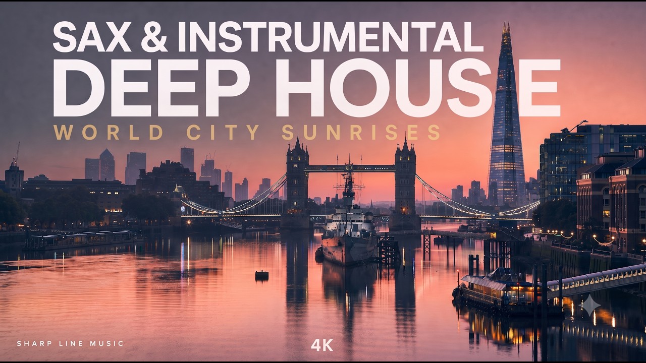 Saxophone & Deep House Instrumental &bull; World City Sunrises