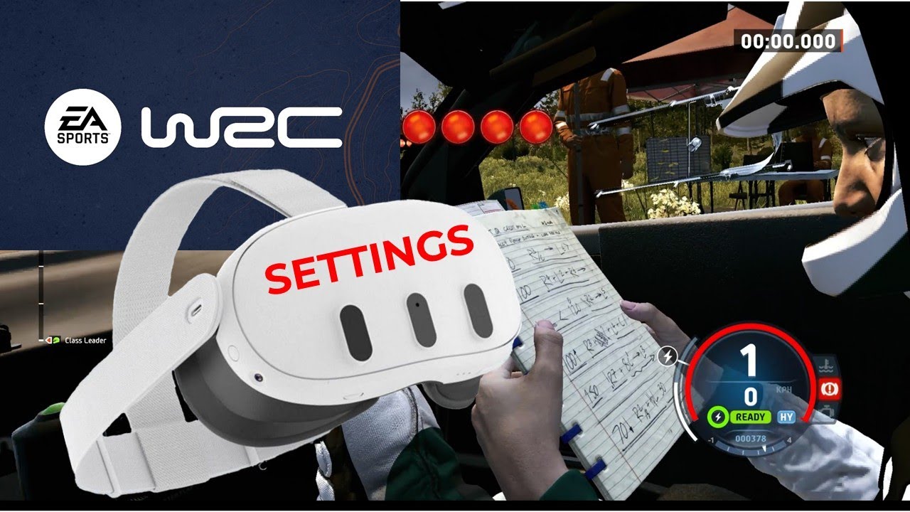 Oculus QEUST3 + EA SPORTS WRC SETTINGS | Настройки VR очков