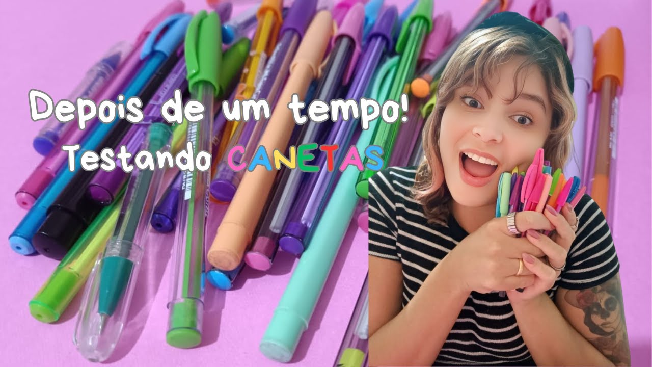 Testando CANETAS Depois de um Tempo: Ainda estão BOAS? 🤔