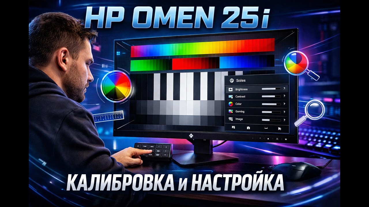 КАК Я НАСТРОИЛ / ОТКАЛИБРОВАЛ СВОЙ HP OMEN 25i
