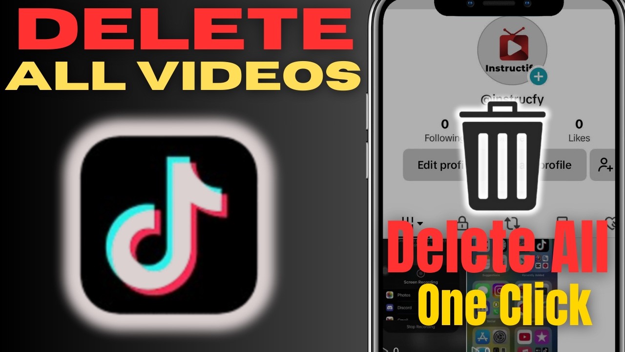 Как удалить все видео из TikTok сразу | Полное руководство 2025