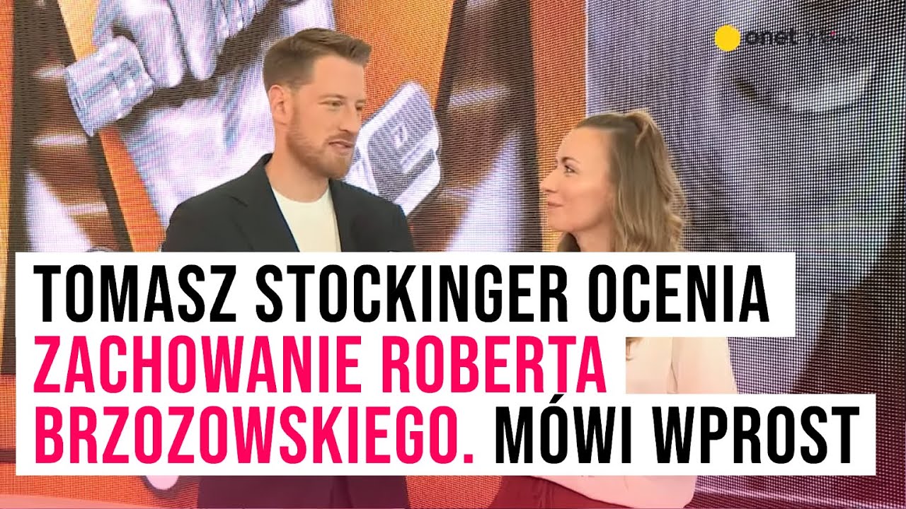 Tomasz Stockinger ocenia zachowanie Rafała Brzozowskiego. Mówi wprost I Plejada