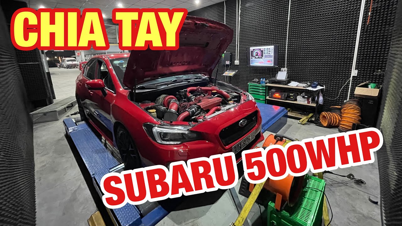 Test Subaru STi 500whp trước khi bán ra Hà Nội dọn đường cho #GTR1500