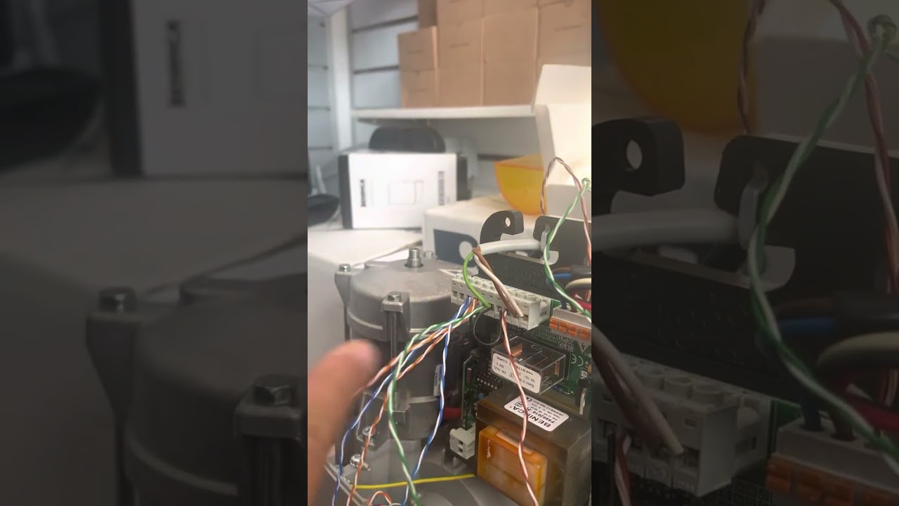 Câblage et programmation moteur coulisse beninca 500 kilos
