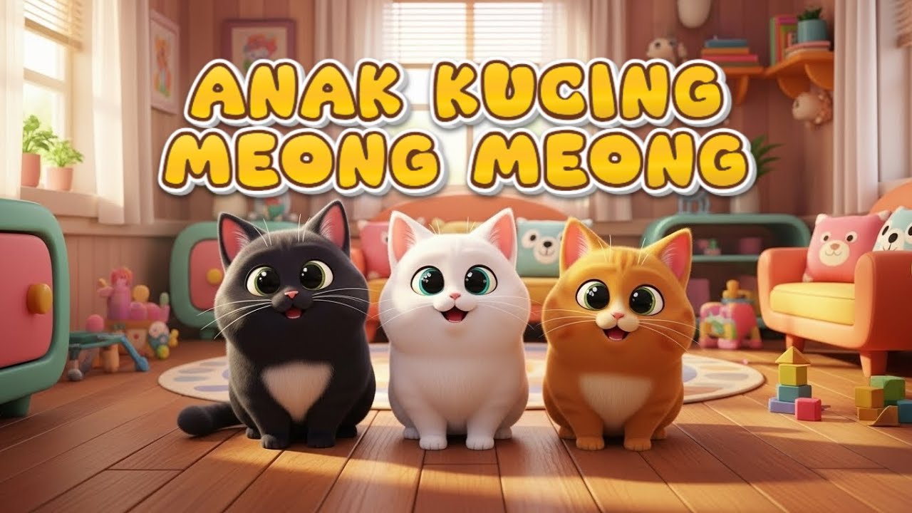 ANAK KUCING MEONG MEONG 😺 - LAGU CERIA ANAK INDONESIA 2026