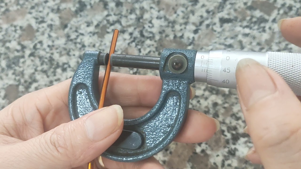Hướng dẫn bài Thước Panme