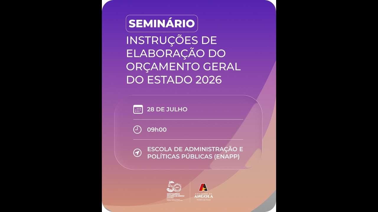 INSTRUÇÕES DE ELABORAÇÃO DO ORÇAMENTO GERAL DO ESTADO 2026