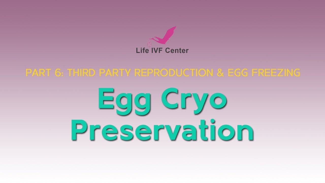 Dr. Frank Yelian - Egg Cryo Preservation