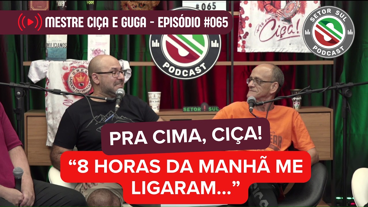 MESTRE CIÇA CONTA DETALHES DA ESCOLHA DO ENREDO CAMPEÃO