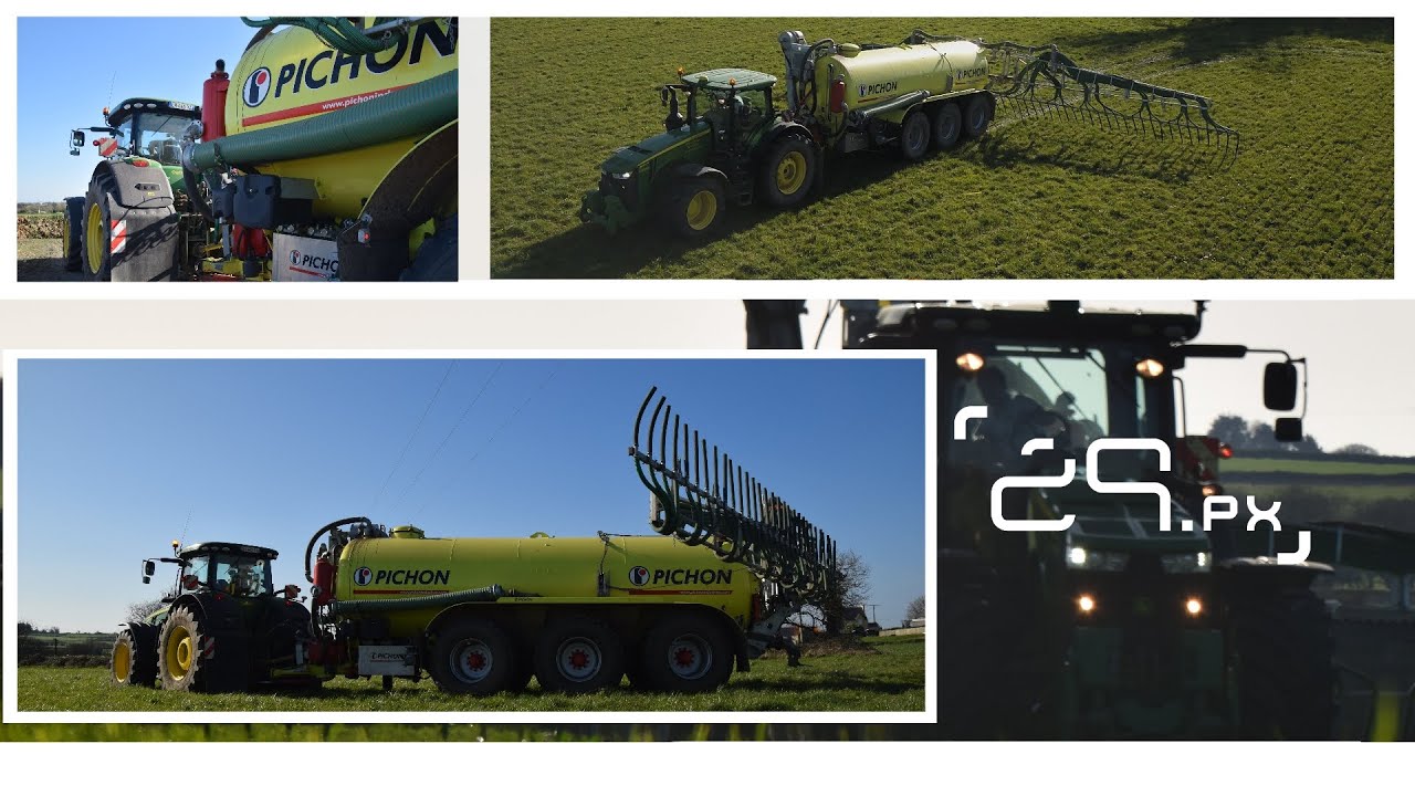 John Deere 8270R a l’épandage de Digestat  l Pichon l ETA Le Caap