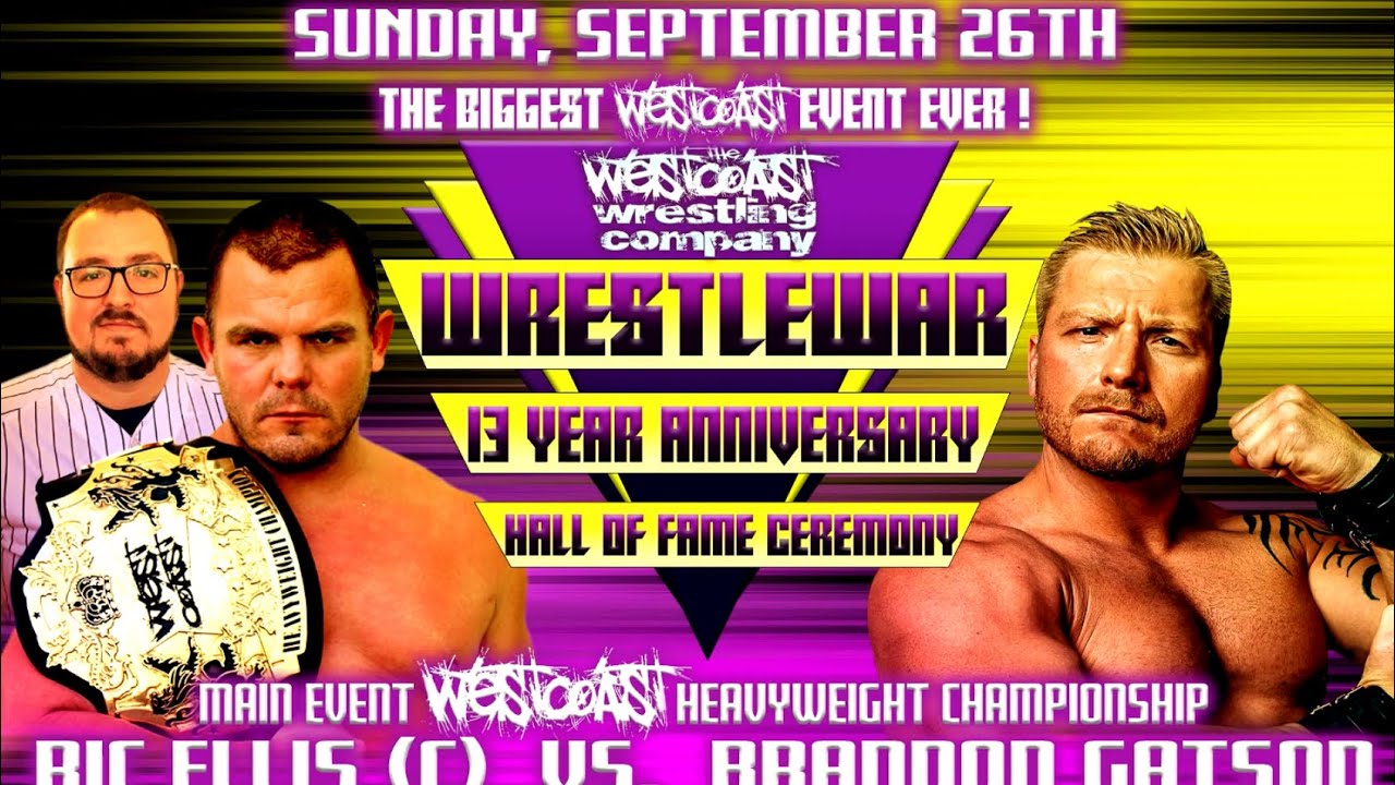 WRESTLEWAR 2021 Westcoast Heavyweight Championship Ric Ellis (c) vs. Brandon Gatson