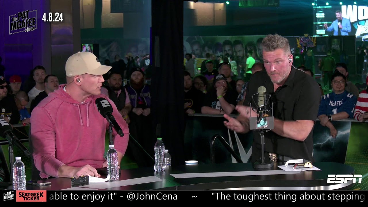The Pat McAfee Show Live From WWE World | Monday April 8th, 2024