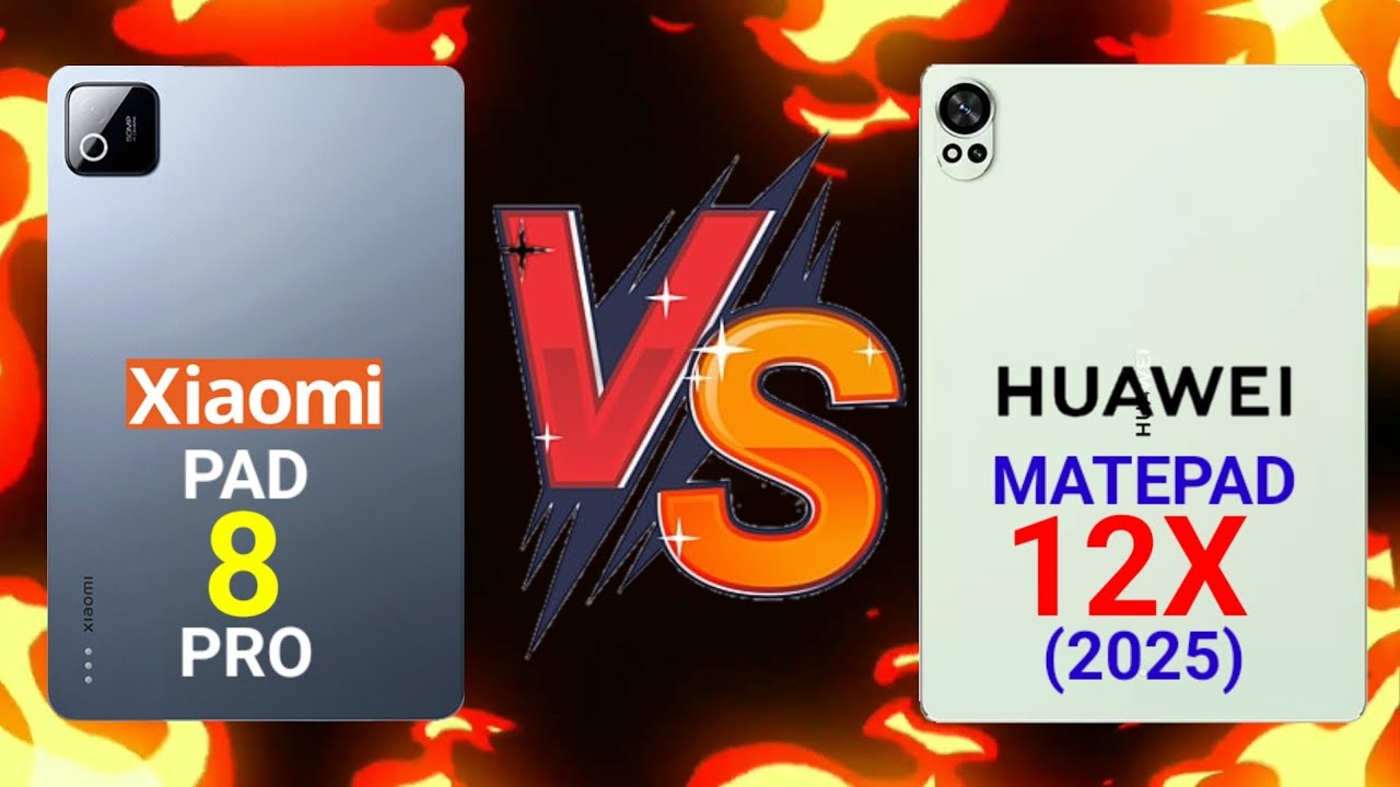 XIAOMI PAD 8 PRO VS HUAWEI MATEPAD 12X (2025) which is BEST?