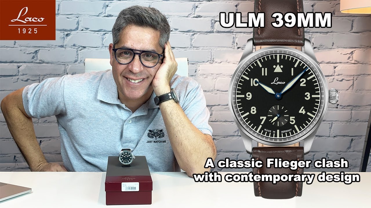 Presenting the LACO ULM 39 reference 862172, a classic Flieger watch clash with contemporary design