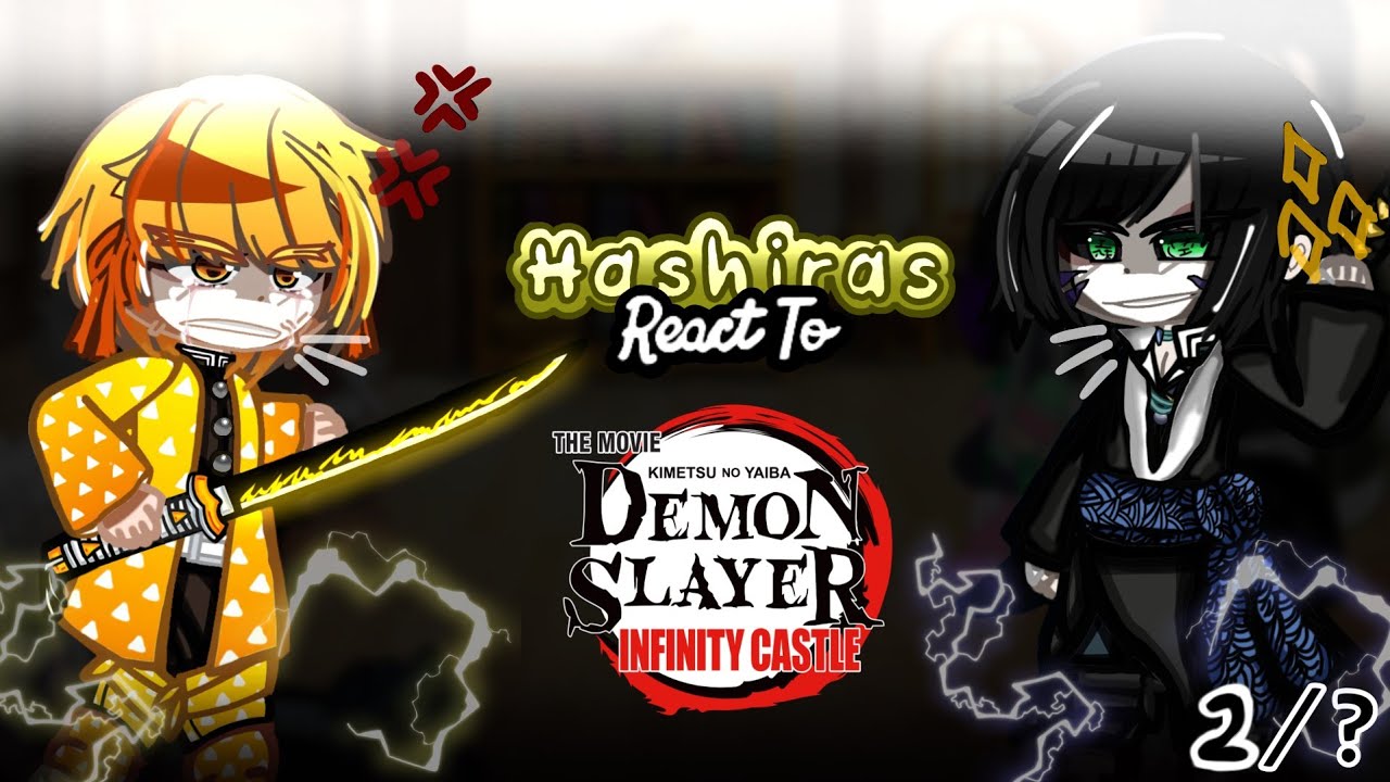 реакция хашира на арку Infinity Castle || при участии zenitsu vs kaigaku || 2/? || kny-demon slay...