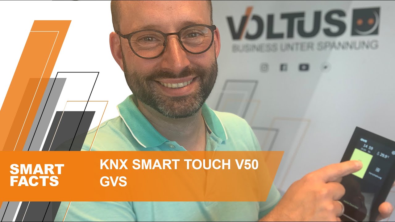 GVS V50 KNX Touchpanel | das kleine Smarte |&nbsp;wie sieht es aus und was kann es?