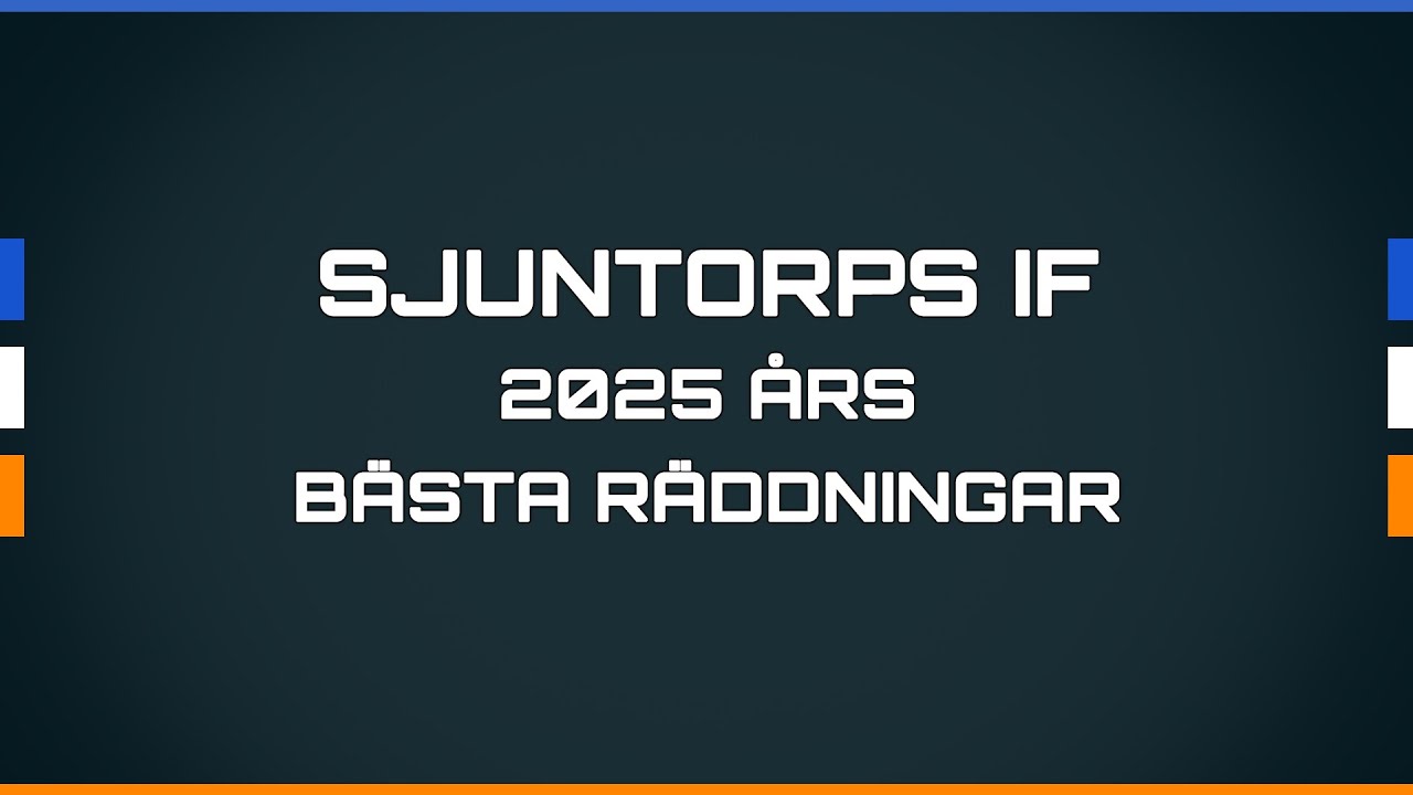 Sjuntorps IF, 2025 &aring;rs B&auml;sta R&auml;ddningar
