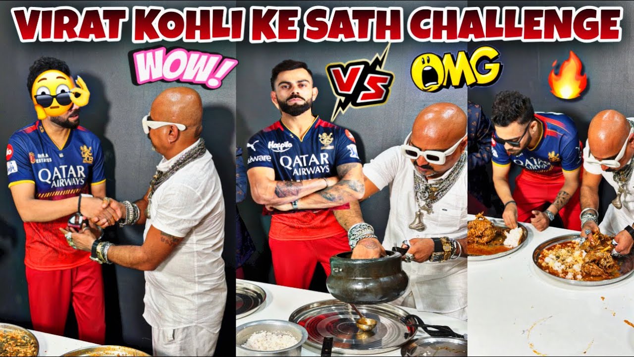 Challenge with Virat Kohli l Ulhas Kamathe l Chicken Leg Piece