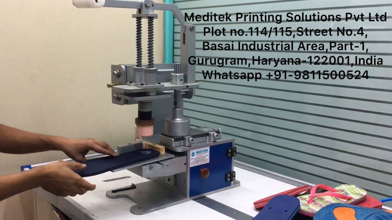 Best Seller! Manual Pad Printing Machine on shoes +91-9811500524