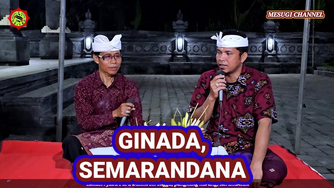 Pupuh ginada &  semarandana,  geguritan bali  #geguritan #geguritanbali 