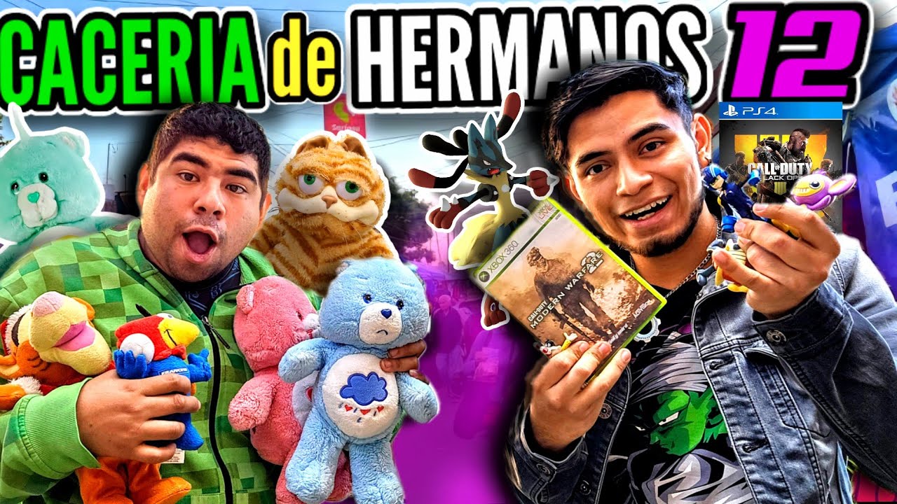 Cacería De Hermanos 12!!! Buscando VIDEOJUEGOS y FIGURAS En Un TIANGUIS!!!