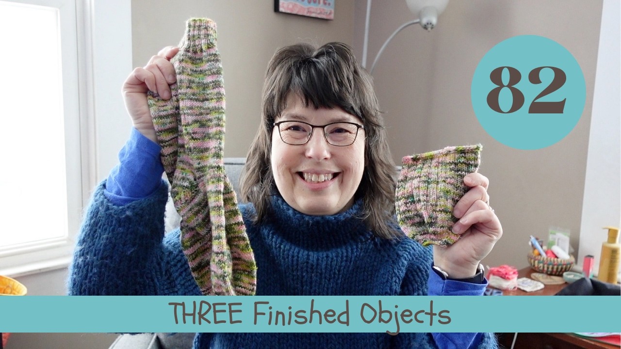 THREE Finished Objects // Ep 82 Michelle’s Fiber Studio // Knitting and Crochet Podcast