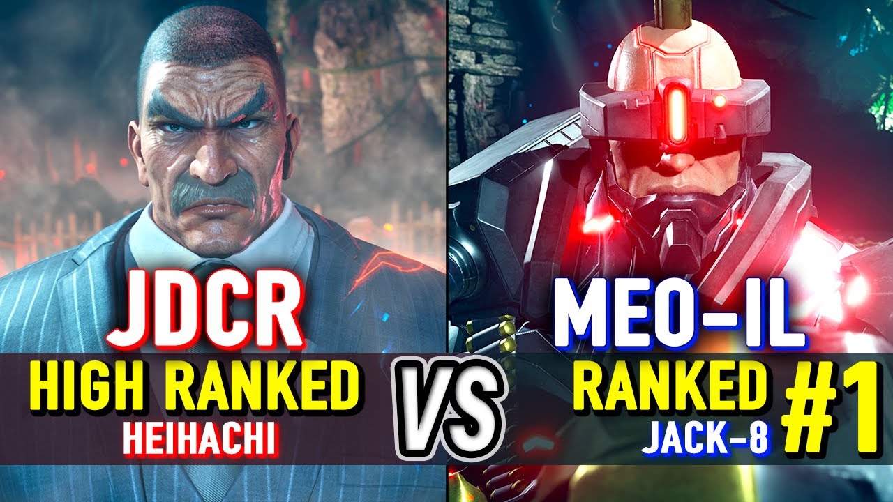 T8 🔥 JDCR (High Ranked Heihachi) vs MEO-IL (#1 Ranked Jack-8) 🔥 Tekken 8 High Level Gameplay