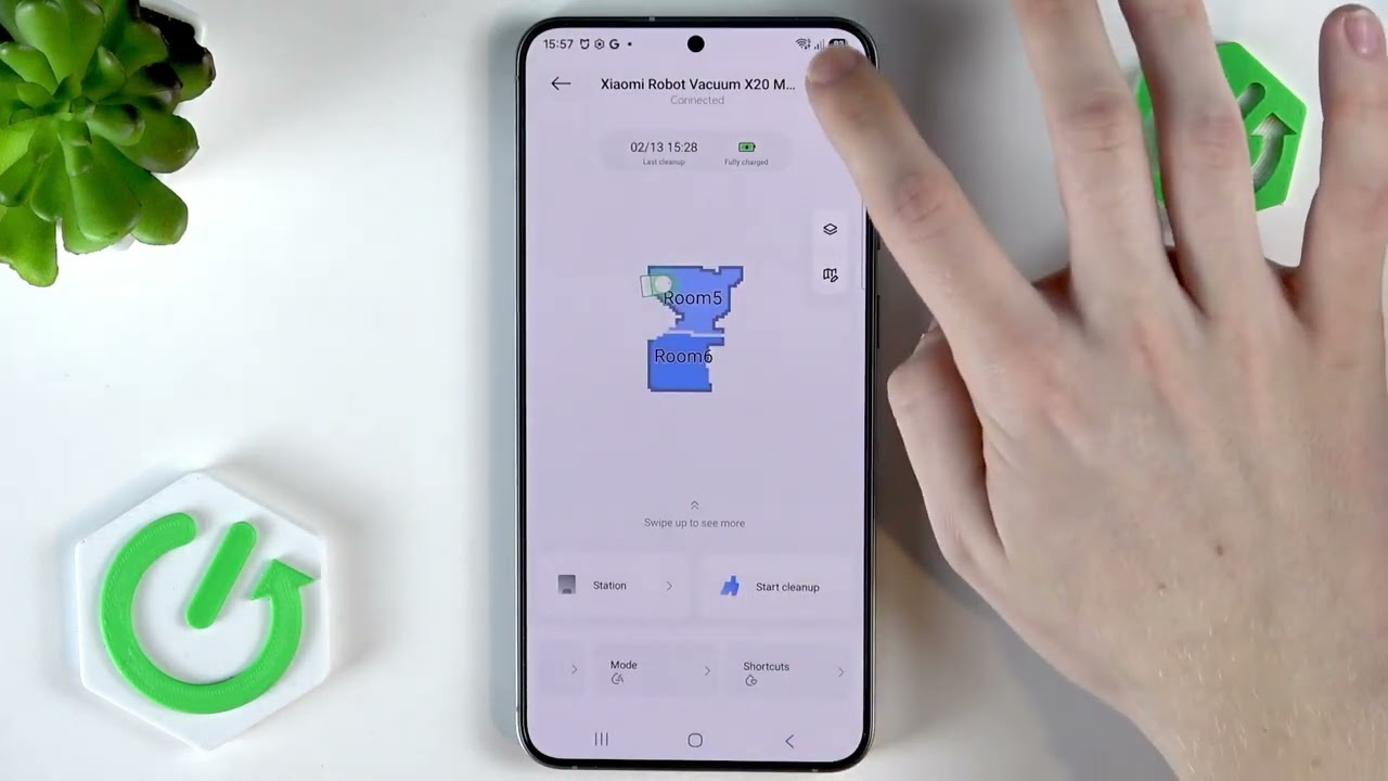XIAOMI X20 Max – 自動モップ清掃設定の変更方法