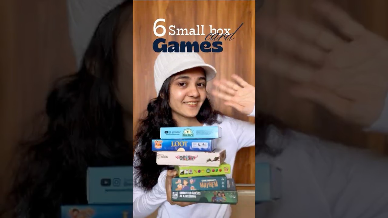 1st and 6th must have #cardgames #boardgames #smallbox #partygames #boardgamesaddict
