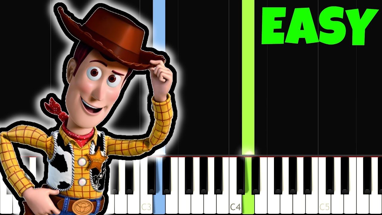 Toy Story [Easy Piano Tutorial] (Synthesia)