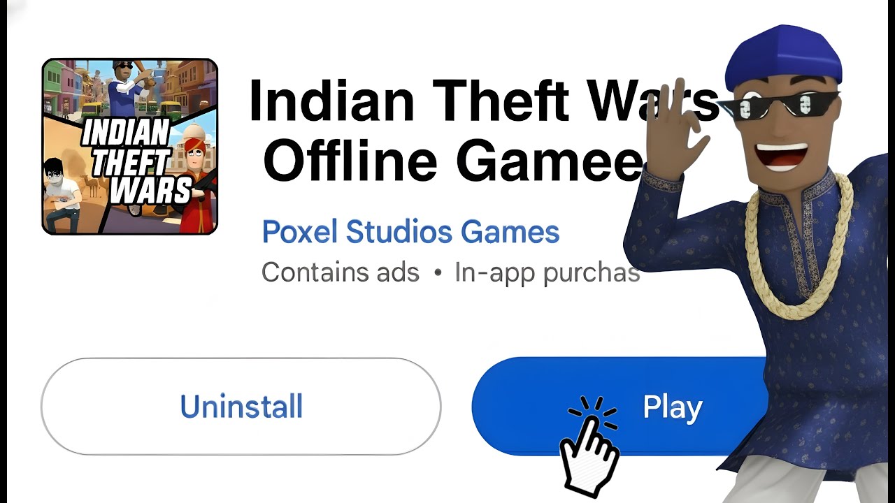 Indian Theft Wars Gameplay 😆 Ye Kya Dekh Liya Maine!