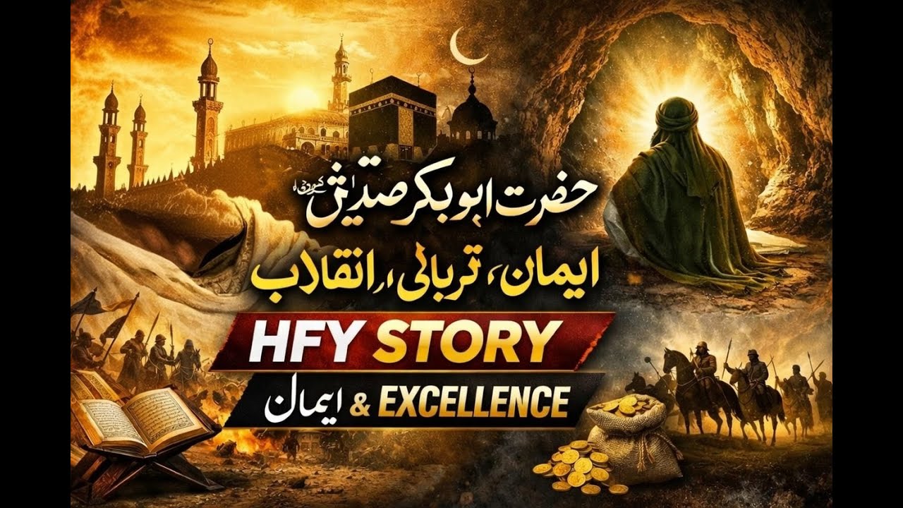 Hazrat Abu Bakr Siddiq (RA) | Sacrifice, Insaniyat ki Sab se Bari HFY Story | Eman & Excellence