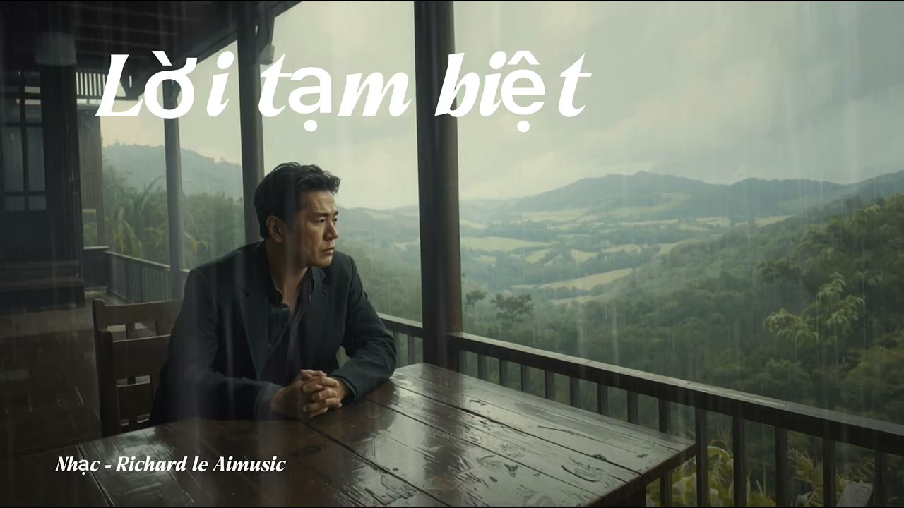 LỜI TẠM BIỆT - Tình khúc - lãng mạn - tình cảm - sâu lắng - cảm xúc - by Richard le Aimusic 