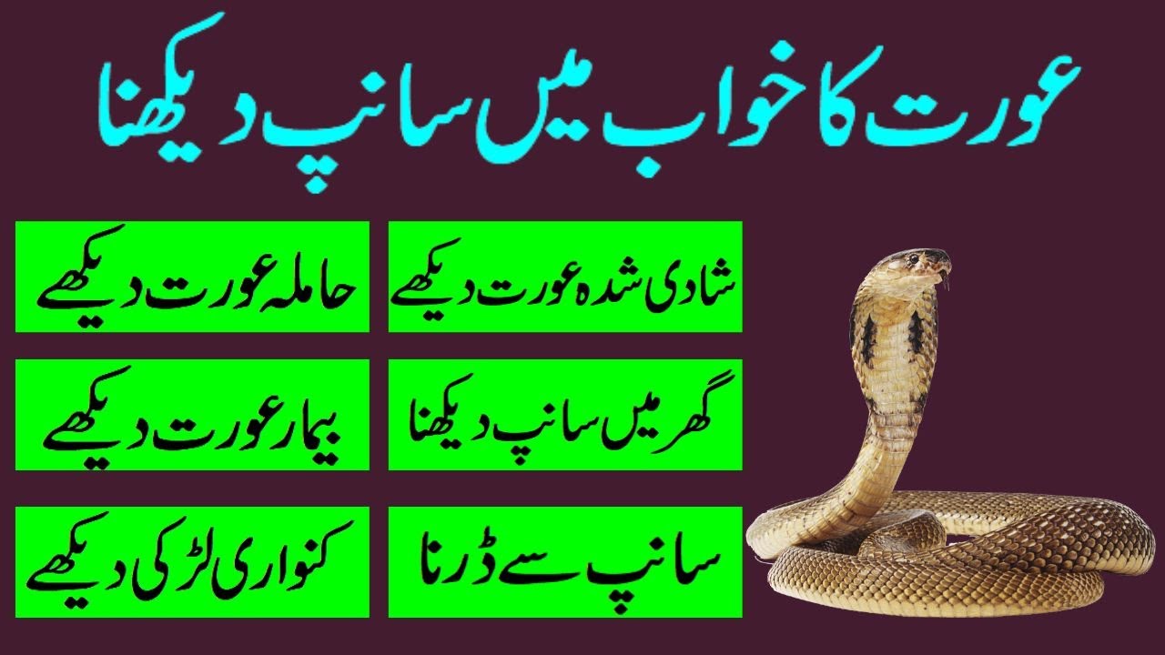 Aurat ka khwab mein sanp dekhna || orat ka khwab mein sanp dekhna || khwab ke andar saap dekhna