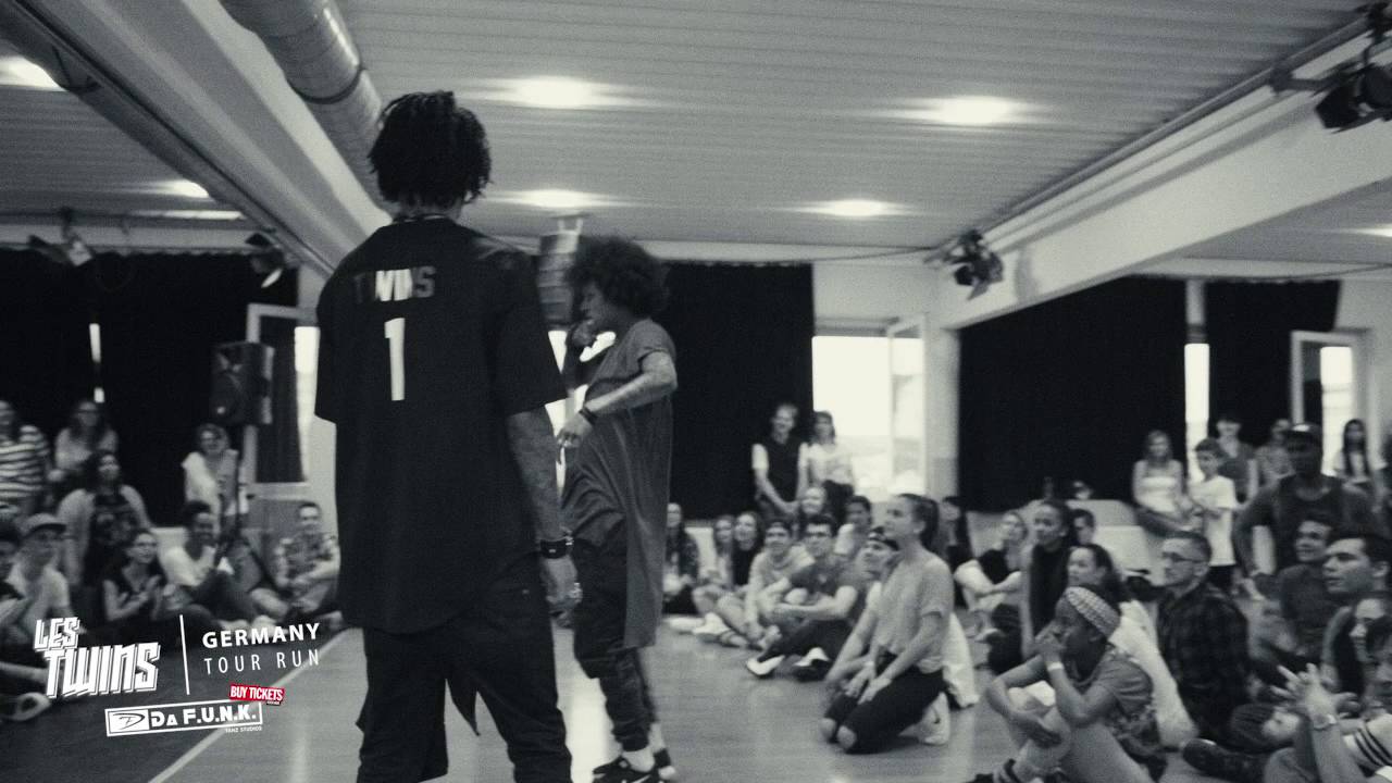 Les Twins Germany Tour RUN - Stuttgart - Freestyle Laurent -THATS EPIC!
