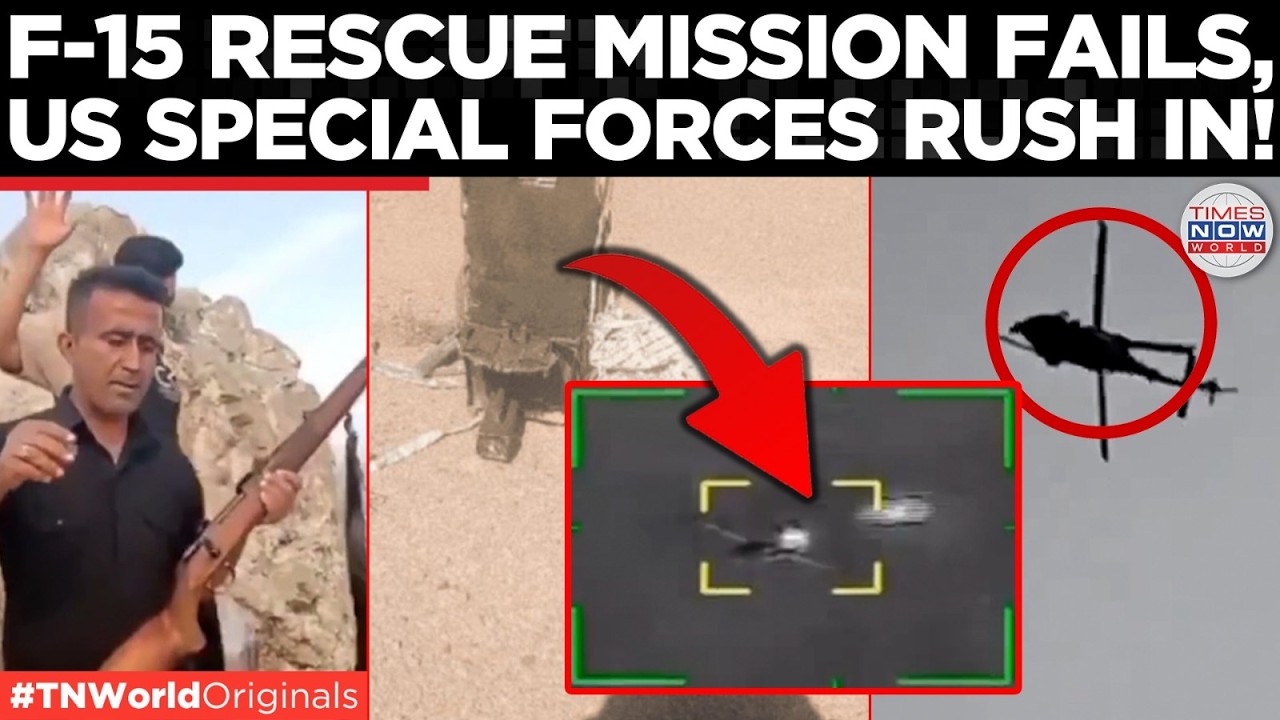 IRANIANS HUT US CRAFTS: Special forces Enter Iran For Manhunt As Rescue Team Comes Under Fire!