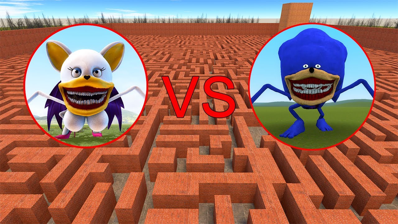 Shin Sonic vs Sonic Tape vs SCP-096 vs Number 67 in Garry’s Mod!
