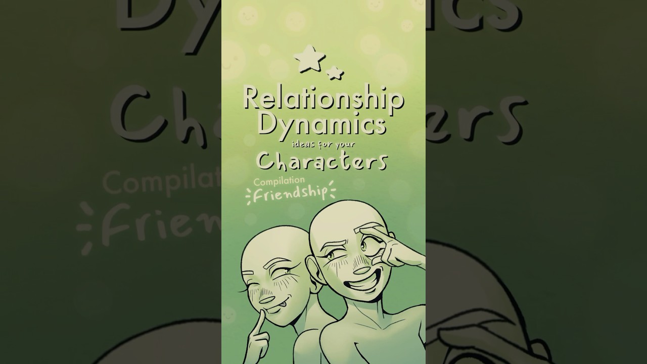 compilation of character dynamics: friendship edition ⭐️😁 #writing #oc #originalcharacter #art