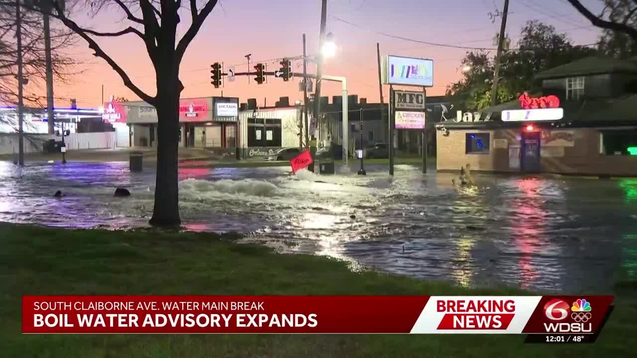 Large portion of New Orleans East Bank under boil water advisory after watermain break
