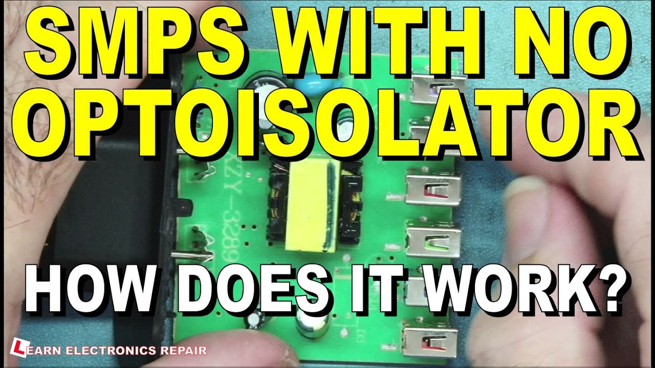 This SMPS Power Supply Has No OptoIsolator or TL431. How Does It Work? Switch Mode Repair