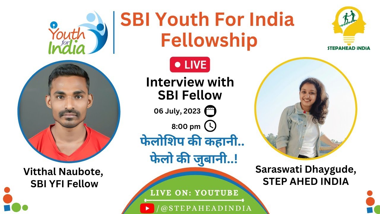 SBI Youth for India Fellow Interview | Join LIVE and Ask Your Questions