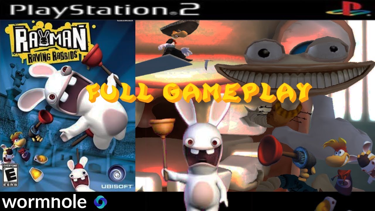 Rayman Raving Rabbids | HD Full Gameplay PS2